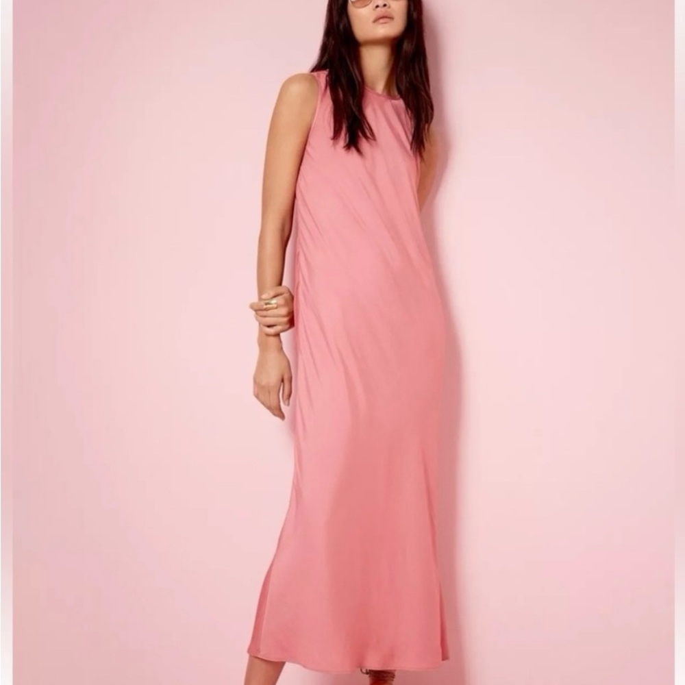 Banana Republic Jersey Cotton Tank Top Maxi  Dress Spring Edit